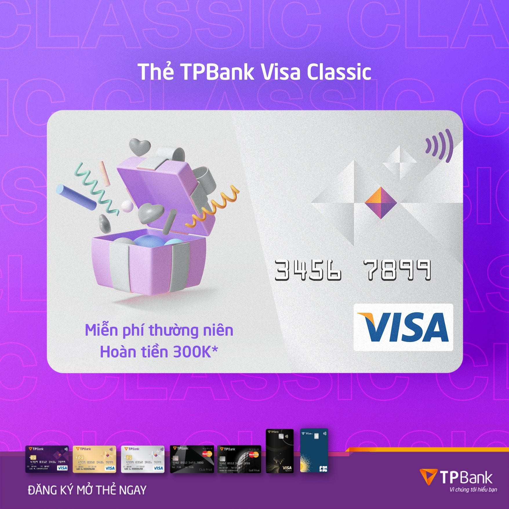 Ưu đãi và khuyến mãi thẻ Visa TPBank