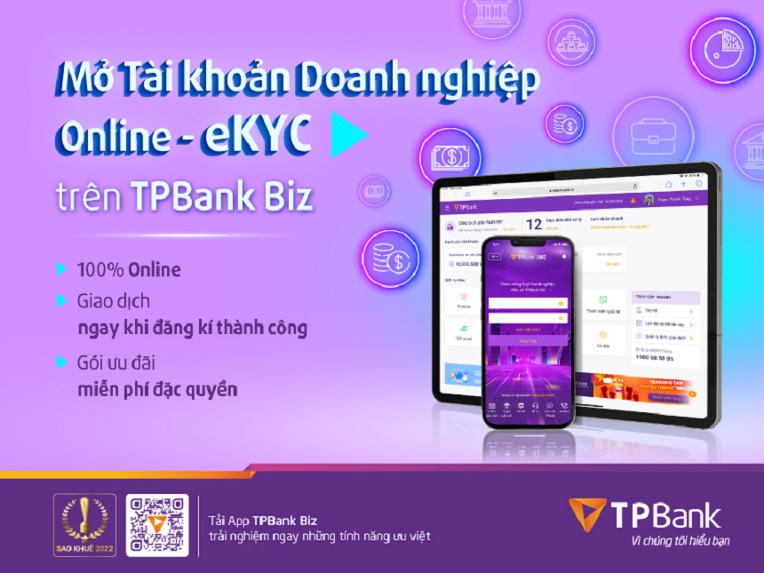 Open An Online Account In Just A Few Minutes, A Breakthrough Solution For Businesses From Tpbank | Tpbank Digital